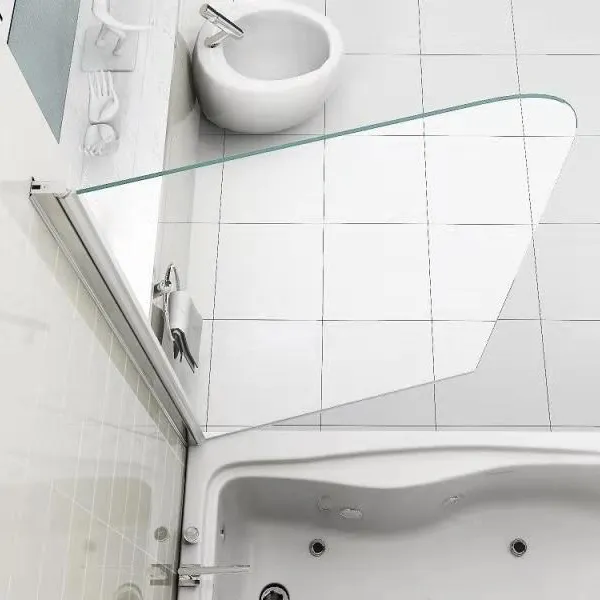 Pintu Kamar Mandi Tanpa Bingkai, Pintu Kaca Lipat Murah Bak Mandi Layar Shower