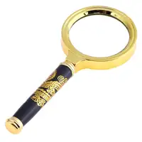 pocket magnifying glass, folding magnifier loupe