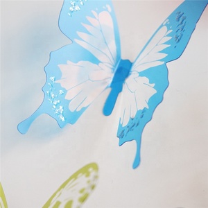 18 unids/lote 3D efecto cristal mariposas <span class=keywords><strong>pared</strong></span> pegatina hermosa <span class=keywords><strong>mariposa</strong></span> para niños habitación <span class=keywords><strong>pared</strong></span> calcomanías decoración del hogar <span class=keywords><strong>en</strong></span> <span class=keywords><strong>la</strong></span> <span class=keywords><strong>pared</strong></span> - Product Image 5