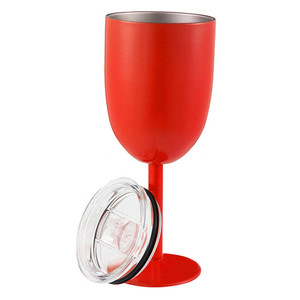 7 oz vino de acero inoxidable taza doble pared <span class=keywords><strong>madre</strong></span> de copa de vino con diferentes colores - Product Image 6