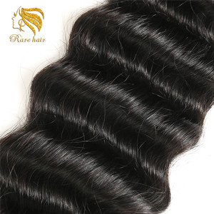4 paquetes de pelo virginal que teje 8 "10" 12 "14" pulgadas brasileño suelta el pelo de la onda profunda frontales con el - Product Image 5
