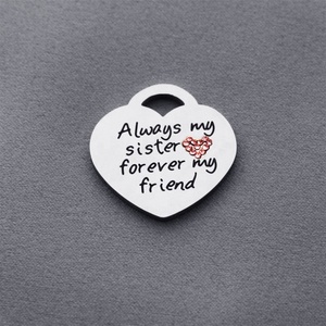 En gros personnalisé gravé bijoux accessoires diamant coeur <span class=keywords><strong>pendentifs</strong></span> - Product Image 3