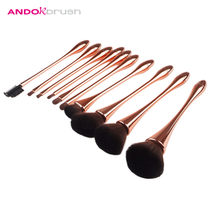 10 unids maquillaje cepillo del poco la cintura delgada maquillaje herramienta kit facial blusher Fundación cepillo - Product Image 4