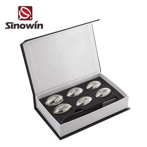 Haute Qualité Rugby Forme <span class=keywords><strong>En</strong></span> Acier Inoxydable Ice Cube <span class=keywords><strong>En</strong></span> Acier Inoxydable Whisky Pierre pour Refroidissement <span class=keywords><strong>Vin</strong></span> - Product Image 5