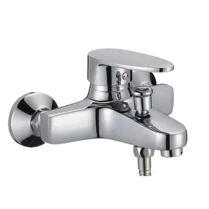 B0051-B Single handle zinc shower bath faucet chrome bath mixer tap