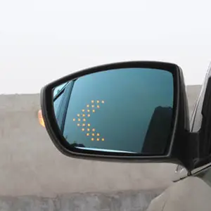 Rétroviseur latéral anti-éblouissement pour ford Escape kuga, 7 pièces, miroir bleu vif à grand angle, clignotant led