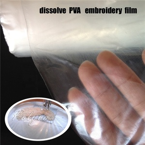 Película de PVA Transparente Elástica Soluble en Agua Fría, Estabilizador de Prendas, <span class=keywords><strong>Entretela</strong></span> <span class=keywords><strong>para</strong></span> Bordado - Product Image 3