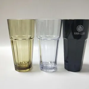 几乎牢不可破的重型聚碳酸酯补救塑料半品脱玻璃杯