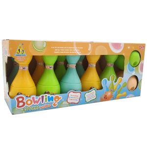 ENJOY STAR-Juego de Bowls inflable para niños y niñas, juego de 10 pines y 2 bolas para edades 2, 3, 4, 5 años, gran oferta - Product Image 1