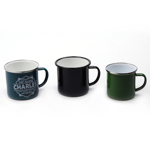 <span class=keywords><strong>Tazza</strong></span> di smalto a sublimazione personalizzata in acciaio da campeggio <span class=keywords><strong>tazza</strong></span> di metallo in metallo da caffè bianco - Product Image 3