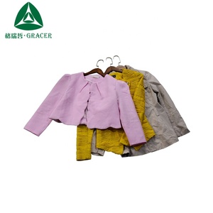 Ropa usada venta fabricación señoras chaqueta de <span class=keywords><strong>moda</strong></span> en pacas precio - Product Image 4