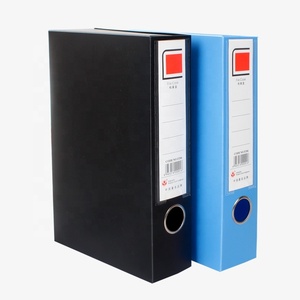 Custom office price 3 inch credential plastic file A4 A5 plastic archive box