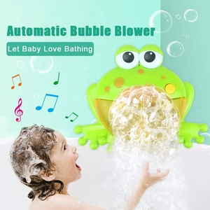 Jouet de <span class=keywords><strong>bain</strong></span> pour bébé <span class=keywords><strong>grenouille</strong></span> à ventouse pour baignoire, souffleur de bulles automatique musical en plastique ABS KSF pour les enfants de 2 à 4 ans - Product Image 3