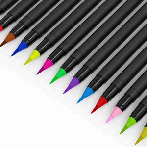 No-tóxicos <span class=keywords><strong>Amazon</strong></span> Venta caliente 20 colores acuarela cepillo pluma pincel con EN 71 certificado - Product Image 6