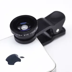 LIEQI 0.65x Wide Angle Macro Điện Thoại Di Động Máy Ảnh Ống Kính