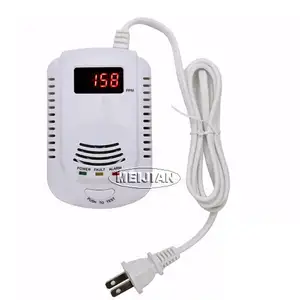 AC110V Hoặc 220V Powered Standalone Human Voice Prompt Cảm Biến Thông Minh Gas Detector Báo Động