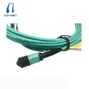 Fiber Optic 8 12 core om3 cable drop MPO MTP LC 3.0mm Type B