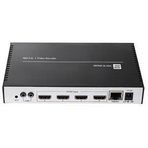 H.264 4 Canaux HDMI Encodeur Vidéo sur IP Streaming Wowza, xtream codes Facebook HDMI encodeur vidéo