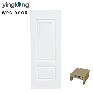 مواد صديقة للبيئة <span class=keywords><strong>PVC</strong></span> طلاء WPC باب خشبي داخلي تصميم سعر المصنع YK604 - Product Image 3