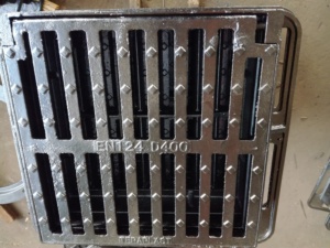 Grille de drainage en fonte ductile EN124, support de drainage en fonte ductile, couvercle de regard de drainage en fonte ductile - Product Image 6
