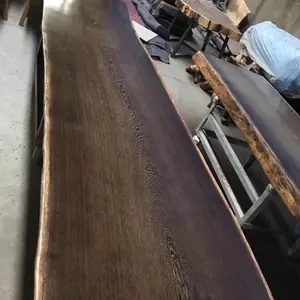 Air-dried African Wenge Wood Slab Matt Finish Thickness Is 10cm 4 Inch