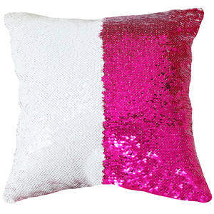 Wholesale Christmas decorative double white pillow case pillow chair could be printed - Product Image 1