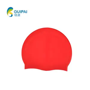 Yetişkin renkli özel baskı promosyon silikon Logo yüzmek yüzme kap kulak koruyucu