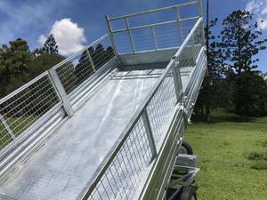 12X7 plana/<span class=keywords><strong>MESA</strong></span> de volquete hidráulico remolque eléctrico <span class=keywords><strong>Freno</strong></span> de galvanizado ATM 3500KGS - Product Image 6