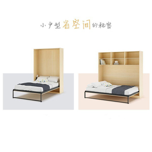 Nordic Design <strong>Space</strong> <strong>Saving</strong> Furniture Vertical <strong>Single</strong> Folding Wall <strong>Bed</strong> - Product Image 5