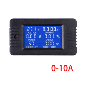 Numérique Compteur De Courant de Tension de Panneau D'AFFICHAGE À CRISTAUX LIQUIDES Ampères Volts <span class=keywords><strong>Watts</strong></span> Kwh Compteur de Facteur De Puissance AC80-260V 100A Voltmètre Ampèremètre avec Bobine CT TX022 - Product Image 3