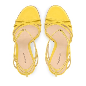Chic Nero Degli Alti Talloni per la Donna Tacco Alto Strappy <span class=keywords><strong>Sandali</strong></span> <span class=keywords><strong>Gialli</strong></span> - Product Image 3