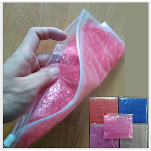 Ecológico de embalaje LDPE/HDPE Zip Lock bolsas de burbuja con logotipo para protección al por mayor - Product Image 3