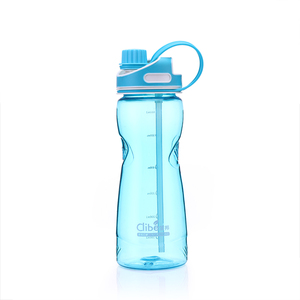 Bouteille d'eau écologique en plastique sans paille, ml, design créatif, avec corps transparent, sans bpa, vente en gros - Product Image 5