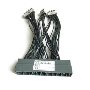 Obd2b para obd1 cabeçote de fio de automóvel com 104 pinos ecu