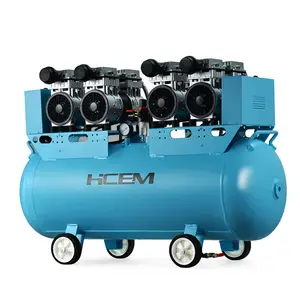 120l compressor de air compressor 3kw 4hp歯科用機器用オイルレスサイレントエアコンプレッサー