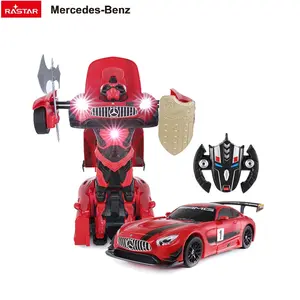 Mercedes rastar novidade hobby brinquedos, crianças, transformação, robô carro para o natal r/c 1:14, mercedes-benz gt3, carro robô transformável, abs