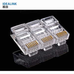 Buena calidad Cat 6 UTP RJ45 sin apantallar conector macho enchufe Modular para Cable de red - Product Image 3