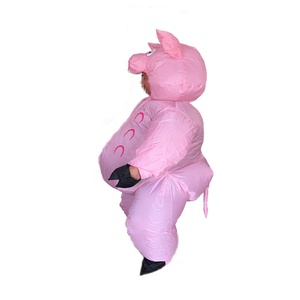<span class=keywords><strong>Disfraz</strong></span> Inflable de Mascota para Adultos, <span class=keywords><strong>Disfraz</strong></span> de <span class=keywords><strong>Cerdo</strong></span> Rosa Gordo para Halloween - Product Image 2