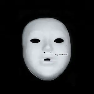 Chine En Gros Série Halloween Décoration Blanc Masque Masque De Papier