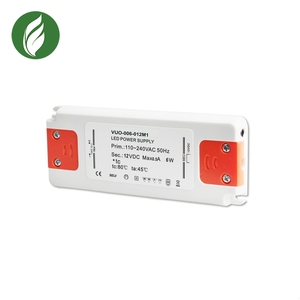 Ultra mince 6 w LED transformateur norme cem ac vers dc 12 volts 0.5 ampères conducteur - Product Image 3
