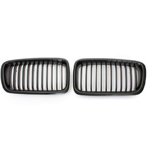 Grille de <span class=keywords><strong>calandre</strong></span> à lamelles doubles, dispositif avant noir, brillant et mat, carbone M, 2 lignes, pour BMW série 7 <span class=keywords><strong>E38</strong></span> - Product Image 1