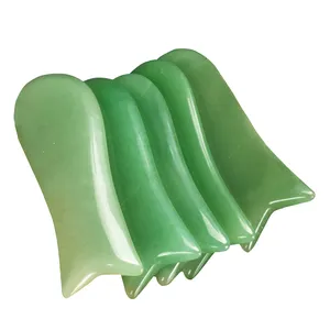 Vẻ đẹp & Chăm Sóc Cá Nhân Pha Lê Màu Xanh Lá Cây Ngọc Guasha Công Cụ Aventurine Cá Shape Gua Sha Cơ Thể Khỏe Mạnh Massage Trị Liệu