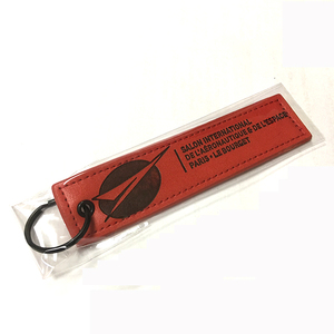 Llavero de cuero genuino Pu promocional con llavero negro para regalo de coche - Product Image 5