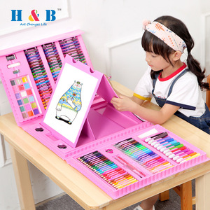 176 pcs rosa arcobaleno cancelleria art set regalo per i bambini - Product Image 4