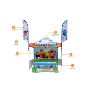 Publicidad al aire libre Aluminio 10x10 Toldo Carpa Exposición Evento Marquesina Gazebos Canopy Pop Up Carpas impresas personalizadas - Product Image 2