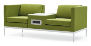 New Classic Public <strong>Sofa</strong> Set Sectional Office Fabric <strong>Sofa</strong> Livingroom Furniture with Shelf/tea Table <strong>Cheap</strong> <strong>Sofas</strong> - Product Image 3