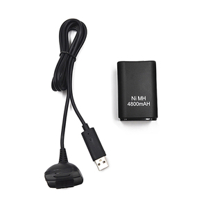 <span class=keywords><strong>Kit</strong></span> de batería de carga y reproducción de alta calidad para <span class=keywords><strong>Xbox</strong></span> 360 controlador inalámbrico comunicación por cable de plástico al por mayor - Product Image 2
