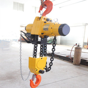 5 ton polipasto eléctrico grúa polipasto de cadena utilizado para la construcción taller - Product Image 5