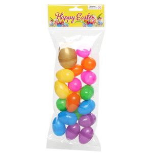 Huevos de Pascua en colores surtidos-tamaño perfecto para el llenado y escondiendo golosinas para los niños pequeños - Product Image 1
