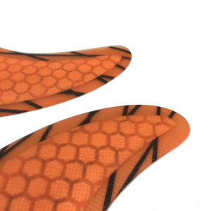 <span class=keywords><strong>FCS</strong></span> II G 5 Planche De Surf Ailettes Orange En Nid D'abeille En Fiber De Verre <span class=keywords><strong>Fin</strong></span> <span class=keywords><strong>FCS</strong></span> <span class=keywords><strong>2</strong></span> Ailettes dans Le Surf - Product Image 6